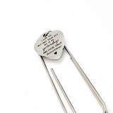 Love Gift, I Love You Bookmark, Yesterday Today Tomorrow, Planner Paper Clip, Wife Gift, Valentines Day Gift, Charm Bookmark, Reader Gift