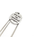 Love Gift, You Are My Answered Prayers Bookmark, Valentines Day Gift, Reader Gift, Wife Gift, Daughter Gift, Son Gift, Husband Gift
