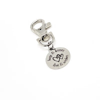 Bag Charm, Hugs And Kisses, Love And Wishes Charm, Love Gift, Everyday Valentine, I Love You Gift, Anniversary Gift, Keychain Charm