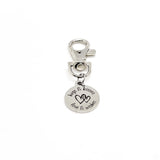 Bag Charm, Hugs And Kisses, Love And Wishes Charm, Love Gift, Everyday Valentine, I Love You Gift, Anniversary Gift, Keychain Charm
