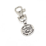 Bag Charm, Love Brings Us Home Charm, Life Takes Us To Unexpected Places, Love Gift, Everyday Valentine, I Love You Gift, Keychain Charm