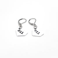 Home Plate Earrings, Personalized Softball Earrings, Baseball Mom Earrings, Baseball Girlfriend Earrings, Softball Mom Gift, Gift For Her