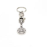Love Gift, I Will Hold You In My Heart Always And Forever Keychain, Memorial Gift, Remembering You, Charm Keychain, Thinking Of You Gift