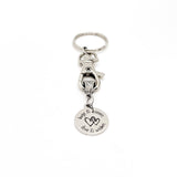 Love Gift, Hugs And Kisses, Love And Wishes Keychain, Everyday Valentine Gift, Always Valentine, Anniversary Gift, Charm Keychain