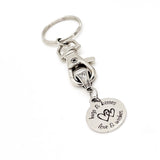 Love Gift, Hugs And Kisses, Love And Wishes Keychain, Everyday Valentine Gift, Always Valentine, Anniversary Gift, Charm Keychain