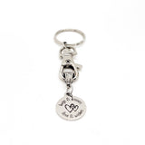 Love Gift, Hugs And Kisses, Love And Wishes Keychain, Everyday Valentine Gift, Always Valentine, Anniversary Gift, Charm Keychain