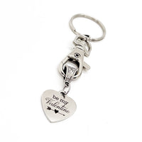Love Gift, Be My Valentine Keychain, Everyday Valentine Gift, Always Valentine, Forever Valentine, Anniversary Gift, Charm Keychain