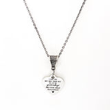 Love Gift, I Love You Necklace, Yesterday Today Tomorrow, Wife Gift, Anniversary Gift, Love Charm, Anniversary Jewelry Gift