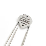 Pet Memorial Gift, I Can No Longer See You With My Eyes But I Will Feel You With My Heart Bookmark, Reader Gift, Remembering My Pet