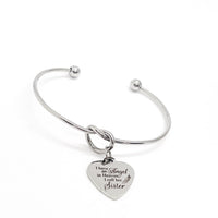 Memorial Gift, I Have An Angel In Heaven I Call Her Sister Bracelet, Charm Bracelet, Loss Of Sister Sympathy Gift, Remember My Sister