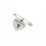 Medical Pin, Epileptic Pin, Medical Notice, Medical Awareness, Epilepsy Notification, Medical Charm, Charm Pin, Pin Charm, Lapel Pin