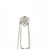 Love Gift, I Love You Bookmark, Yesterday Today Tomorrow, Planner Paper Clip, Wife Gift, Valentines Day Gift, Charm Bookmark, Reader Gift