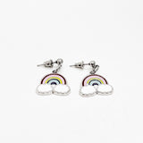 Rainbow Earrings, Rainbow Charm Earrings, God’s Covenant, Dangle Earrings, Bad Days, Sunshine, Genesis 9 16, Faith Gifts, Tough Times Gift