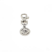Bag Charm, Hugs And Kisses, Love And Wishes Charm, Love Gift, Everyday Valentine, I Love You Gift, Anniversary Gift, Keychain Charm