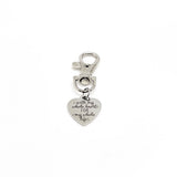 Bag Charm, With My Whole Heart For My Whole Life Charm, Love Gift, Everyday Valentine, I Love You Gift, Anniversary Gift, Keychain Charm