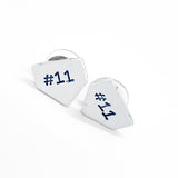 Home Plate Earrings, Personalized Softball Earrings, Baseball Mom Earrings, Baseball Girlfriend Earrings, Softball Mom Gift, Gift For Her