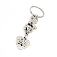 Love Gift, Be My Valentine Keychain, Everyday Valentine Gift, Always Valentine, Forever Valentine, Anniversary Gift, Charm Keychain