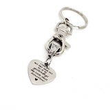 Love Gift, I Love You Yesterday Today and Tomorrow Keychain, Everyday Valentine Gift, Forever Valentine, Anniversary Gift, Charm Keychain