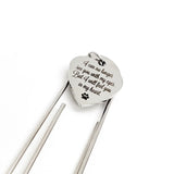 Pet Memorial Gift, I Can No Longer See You With My Eyes But I Will Feel You With My Heart Bookmark, Reader Gift, Remembering My Pet