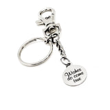 Encouragement Gift, Wishes Do Come True Keychain, Charm Keychain, Clip On Keychain, Wife Gift, Daughter Gift, Granddaughter Gift