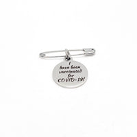 Vaccinated Pin, I Have Been Vaccinated For COVID-19 Pin, Vaccine Notice, Medical Awareness Pin, Vaccine Pin, Vaccination Notice