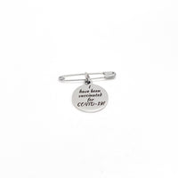 Vaccinated Pin, I Have Been Vaccinated For COVID-19 Pin, Vaccine Notice, Medical Awareness Pin, Vaccine Pin, Vaccination Notice