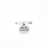 Vaccinated Pin, Hug Me I Have Been Vaccinated Pin, COVID Vaccination, Vaccine Notice, Medical Awareness Pin, Vaccine Pin, Vaccination Notice