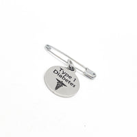Medical Pin, Type 1 Diabetes Pin, Medical Notice, Medical Awareness, Diabetes Notification, Medical Charm, Charm Pin, Pin Charm, Lapel Pin