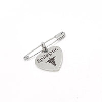 Medical Pin, Epileptic Pin, Medical Notice, Medical Awareness, Epilepsy Notification, Medical Charm, Charm Pin, Pin Charm, Lapel Pin