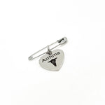 Medical Pin, Asthma Pin, Medical Notice, Medical Awareness, Asthma Notification, Medical Charm, Pin Charm, Lapel Pin