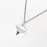 Pseudotumor Cerebri Idiopathic Intercranial Hypertension IIH Necklace, Medical ID, Medical Notification, Medical Condition Necklace