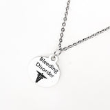 Bleeding Disorder Necklace, Bleeding Disorder Medical ID, Bleeding Condition Medical Notification, Medical Condition Necklace