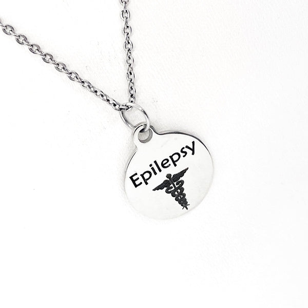 Epilepsy Necklace, Epilepsy Medical, Epilepsy Condition Medical Notification, Medical Condition Necklace