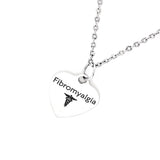 Fibromyalgia Necklace, Fibromyalgia Medical, Fibromyalgia Condition Medical Notification, Medical Condition Necklace