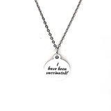 I Have Been Vaccinated Necklace, Vaccination Medical ID, COVID Vaccinated Medical Condition Medical Notification, Medical Condition Necklace