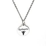 Epileptic Necklace, Epileptic Medical ID, Epileptic Medical Condition Medical Notification, Medical Condition Necklace