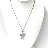 Faith Gifts, Never Lose Faith In God Necklace, Christian Gifts, Faith Jewelry, Christian Jewelry, Son Gift, Daughter Gift