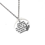 Perhaps This Is The Moment For Which You Were Created Necklace, Esther 4 14 Jewelry, Daughter Gift, Wife Gift, Motivational Gift For Her