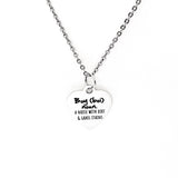 Mom Gift, Boy A Noise With Dirt And Grass Stains Necklace, New Baby Gift, Baby Shower Gift, Gender Reveal Gift, Wife Gift, Birth Gift