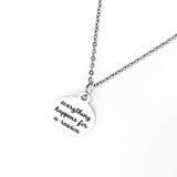 Everything Happens For A Reason Necklace, Motivational Gift, Daughter Gift, Sympathy Gift, Tough Times Gift, Gift For Her, Pendant Necklace