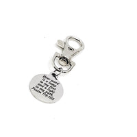 Scripture Gift, Your Word Is A Lamp To My Feet And A Light To My Path Clip On Charm, Psalm 119 105, Scripture Quote, Bible Scripture Charm