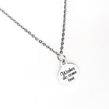 Wishes Do Come True Necklace, Daughter Gift, Encouragement Gift, Motivating Gift, Make Your Dreams Come True, Entrepreneur Gifts For Her