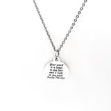 Scripture Gift, Your Word Is A Lamp To My Feet And A Light To My Path Necklace, Psalm 119 105, Christian Gift, Baptism Gift, Gift For Her