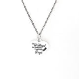 Father Memorial, I Have An Angel In Heaven I Call Him Papi Necklace, Remembering Papi, Remembering My Dad, Loss Of Dad, Sympathy Gift