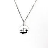 Three Crosses Necklace, Crucifixion Necklaces, Faith Gifts, Christian Gifts, Easter Necklace, Three Crosses Charm, Easter Jewelry Gift