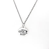 Chicken Owner Gift, Not My Coop Not My Poop Necklace, Gift For Her, Minding My Business, Funny Chicken Quotes, Chicken Lady Gifts