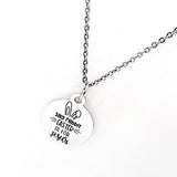 Easter Necklace, Silly Rabbit Easter Is For Jesus Necklace, Easter Jewelry, Easter Basket Gifts, Easter Basket Jewelry, Daughter Gifts
