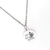 Scripture Gift, Love One Another Necklace, John 13 34 Necklace, Faith Gifts, Love One Another Charm, Gift For Her, Christian Jewelry Gift