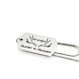 Bookmark Gift, Grandpa Hunting In Heaven Bookmark, Grandpa Memorial, Sympathy Gift, Loss Of Grandpa, Missing Grandpa, Reader Gift