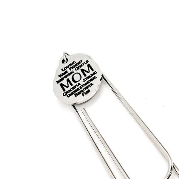 Mom Gift, Mom Words Bookmark, Mothers Day Gift, Gift For Mom, Wife Gift, New Mom Gift, Mom Birth Gift, Mom Shower